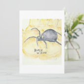 Carte de vœux Black Widow (Debout devant)
