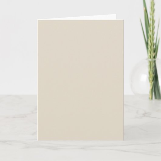 Carte de vœux blanc os (Devant)