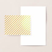 Carte de voeux blanche à bande d'huile d'or ou d'a (Affichage)