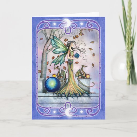 Carte de voeux blanche Fairy Dragon (Devant)