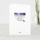 Carte de voeux blanche pour la saison automnale de (Dos)