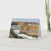 Carte de voeux blanche Razorback Victoria (Devant)