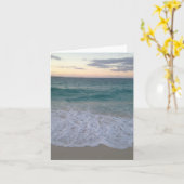 Carte de voeux Blank Bahamas Sunset (Fleur jaune)