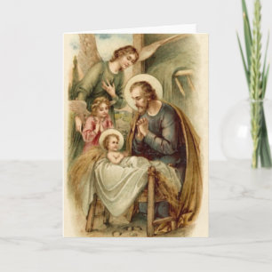 Carte de voeux (Blank/Custom) : Nativité St. Josep