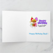 Carte de voeux bleue centrale de train de comète (Intérieur)