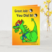 Carte de voeux bleue de promotion de ceinture de (Fleur jaune)