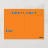 Carte de voeux bleue Hanoukka Modern Menorah (Dos)