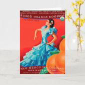 Carte de voeux Blood Orange Rooibos (Fleur jaune)