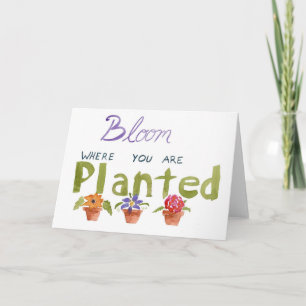 Carte de voeux Bloom