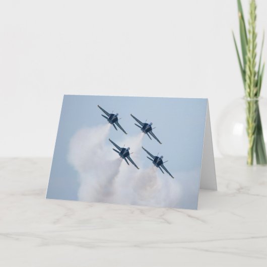 Carte de voeux Blue Angels (Devant)