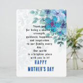 Carte de voeux Blue Lover Flat (Debout devant)