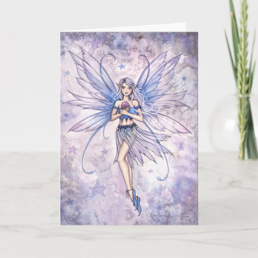 Carte de voeux Blue Whisper Fairy (Devant)