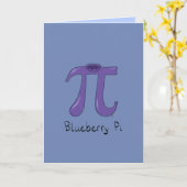 Carte de voeux Blueberry Pi (Fleur jaune)