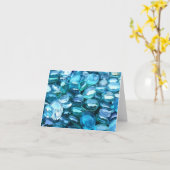 Carte de voeux BluePebbles (Fleur jaune)