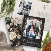 Carte de voeux Boho Botanical Christmas