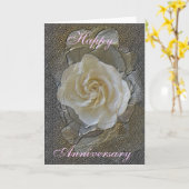 Carte de voeux - Bon anniversaire (Fleur jaune)