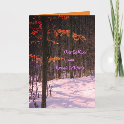 Carte de voeux bon thanksgiving (Devant)
