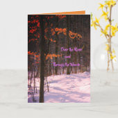 Carte de voeux bon thanksgiving (Fleur jaune)