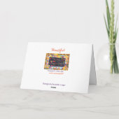 Carte de voeux bon thanksgiving (Dos)