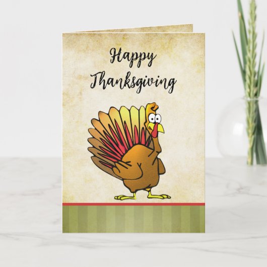 Carte de voeux bon thanksgiving (Devant)