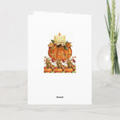 Carte de voeux bon thanksgiving jour (Dos)