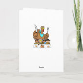 Carte de voeux bon thanksgiving jour (Dos)