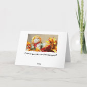 Carte de voeux bon thanksgiving Little Scarecrow (Dos)