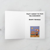 Carte de voeux Bon Voyage (Intérieur)