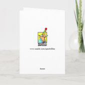 Carte de voeux Bon Voyage Humour (Dos)