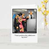 Carte de voeux Bon Voyage Humour (Fleur jaune)