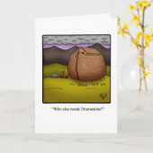 Carte de voeux Bon Voyage Humour (Fleur jaune)