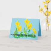 Carte de voeux : Bonne amélioration bientôt (Fleur jaune)