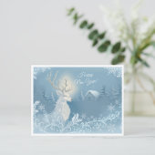 Carte de vœux Bonne Année (Debout devant)