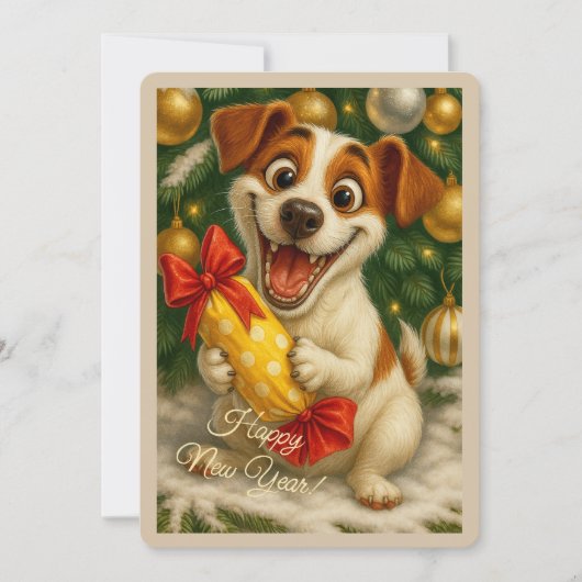 Carte de vœux Bonne Année (Devant)