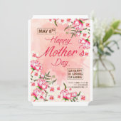Carte de vœux Bonne fête des mères (Debout devant)