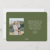 Carte de vœux botanique pour les fêtes (Dos)