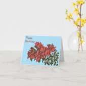 Carte de vœux Bougainvillea (Fleur jaune)