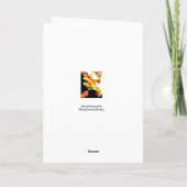Carte de voeux "Bouquet Abstrait" (Dos)