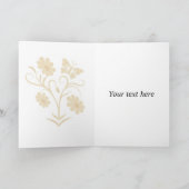 Carte de voeux Bouzouki (Intérieur)