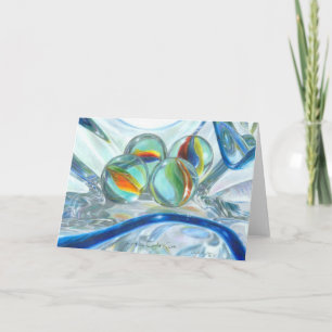Carte de voeux Bowl of Marbles
