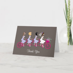 Carte de voeux Bridesmaid Merci
