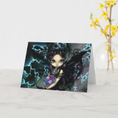 Carte de voeux "Bringer of Lightning" (Fleur jaune)