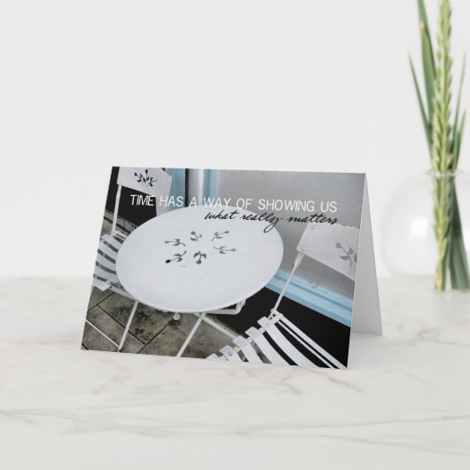 Carte de voeux BRITANNIQUE CAFE (Devant)