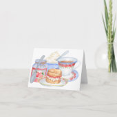 Carte de voeux British Cream Tea (Devant)