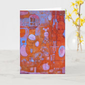 Carte de voeux Bubble N'Ova (Fleur jaune)