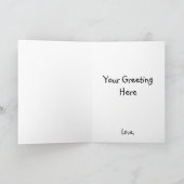 Carte de voeux Bumble Bee Bow (Intérieur)