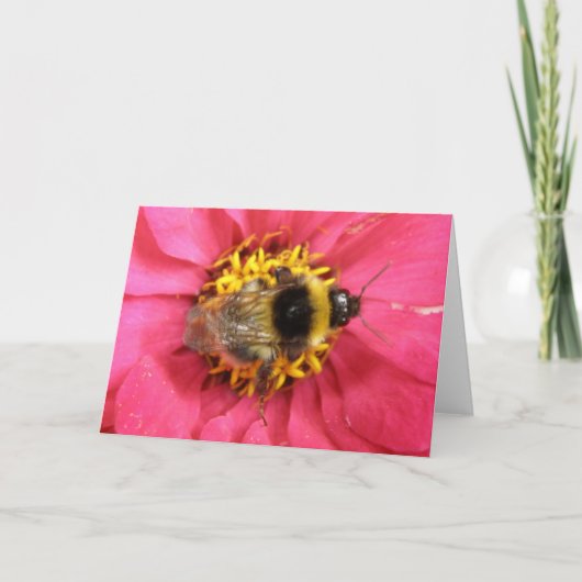 Carte de voeux Bumblebee (Devant)