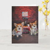 Carte de vœux Bumbles et Dawgins (Fleur jaune)