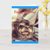 Carte de voeux Bumblesnot : Joyeux anniversaire (Fleur jaune)