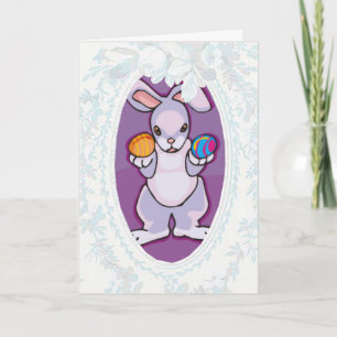 Carte de voeux Bunny de Pâques